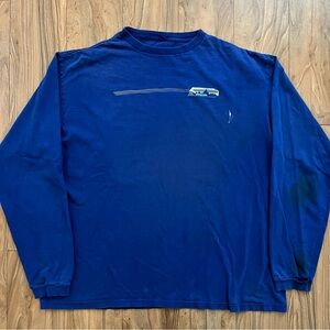 Vintage 90s Patagonia Beneficial-T's thrashed long sleeve shirt